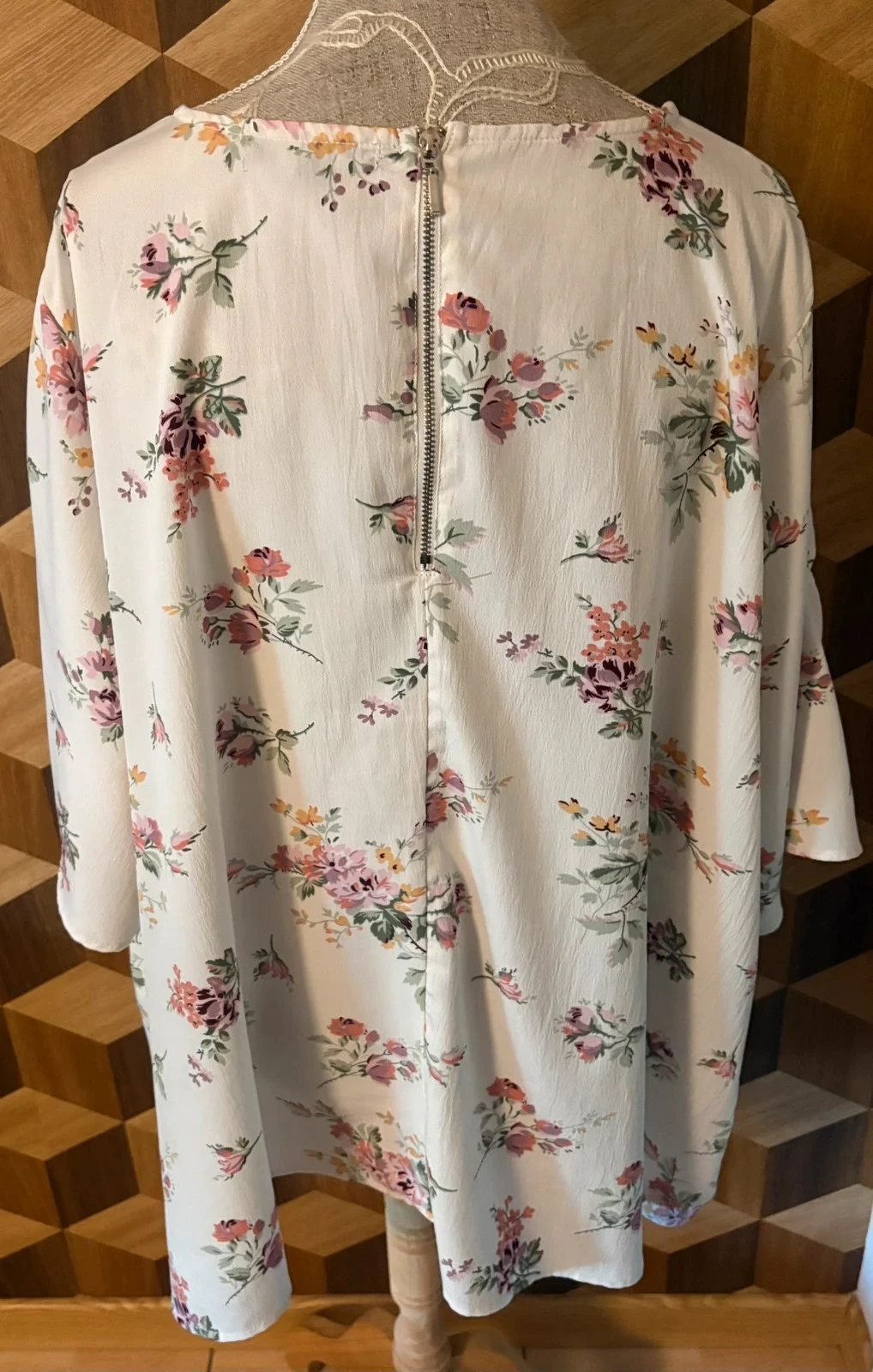 White floral print blouse – photo 3